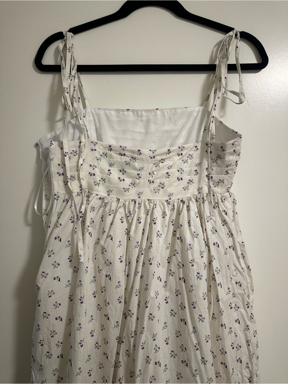 Petal & Pup White Floral Tie-Strap Maxi Dress - Picture 4 of 5